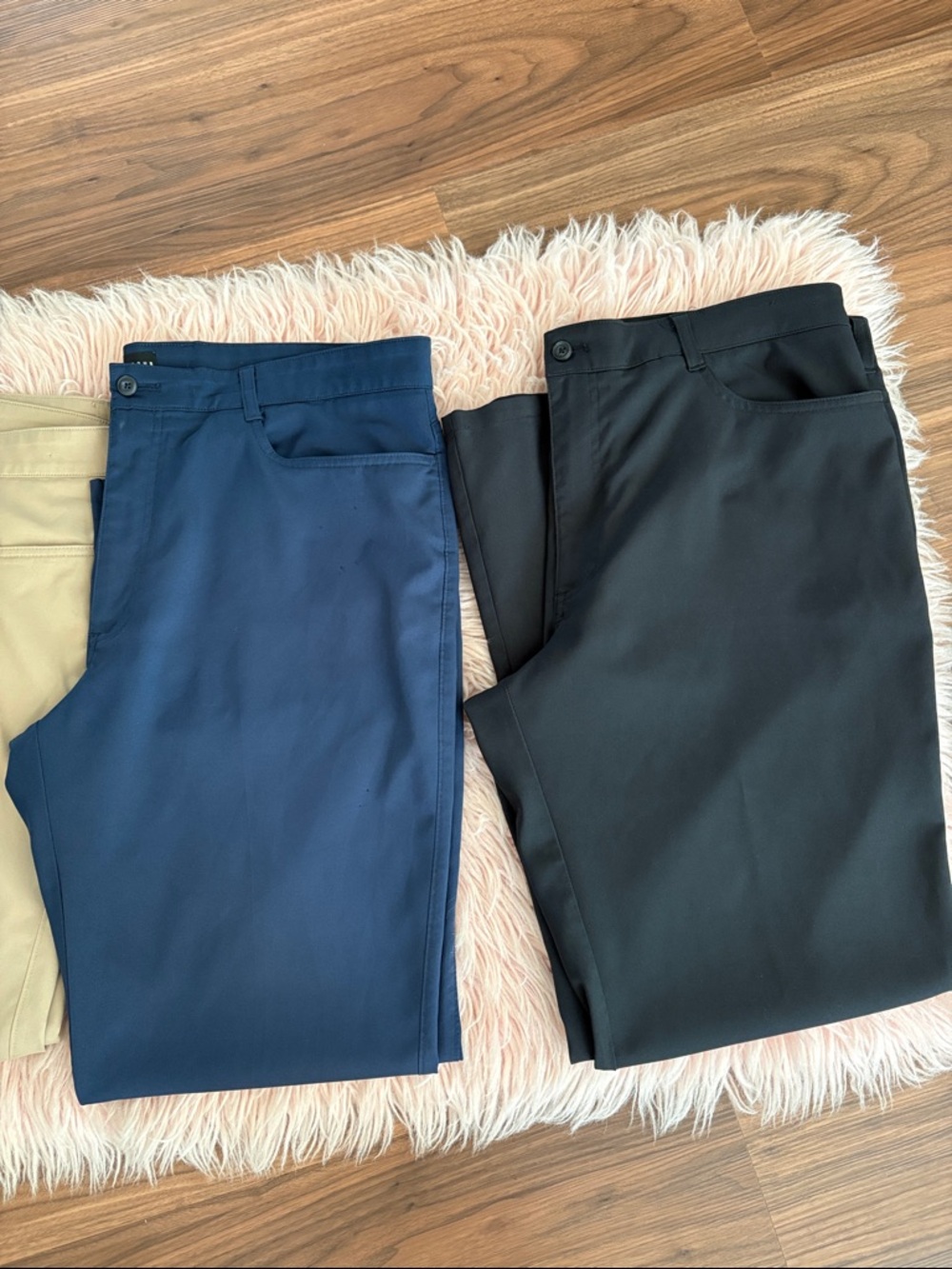 PGA TOUR Men’s Golf Pants Bundle 38x30 - Khaki, Navy, Black - Picture 3 of 11